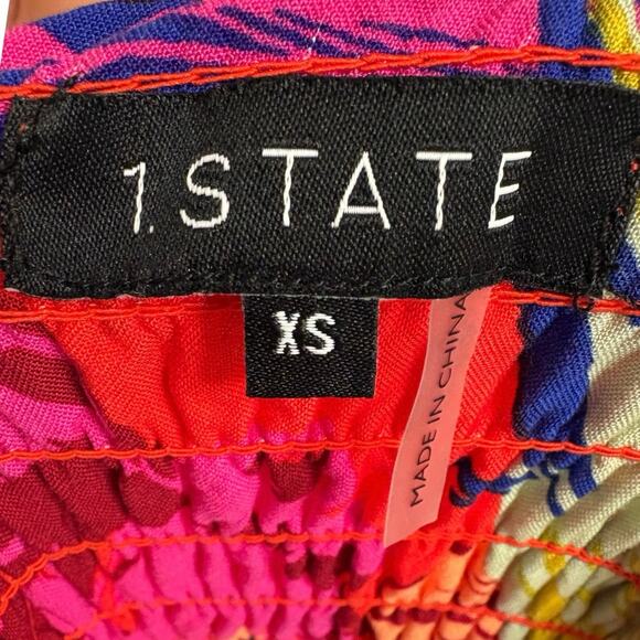 1 State Tropical Maxi Dress XS - Picture 3 of 4